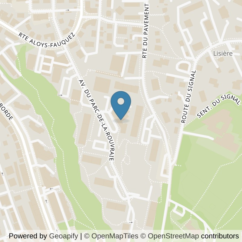 Map: location of Fitness Classic Gym - Lausanne in Lausanne