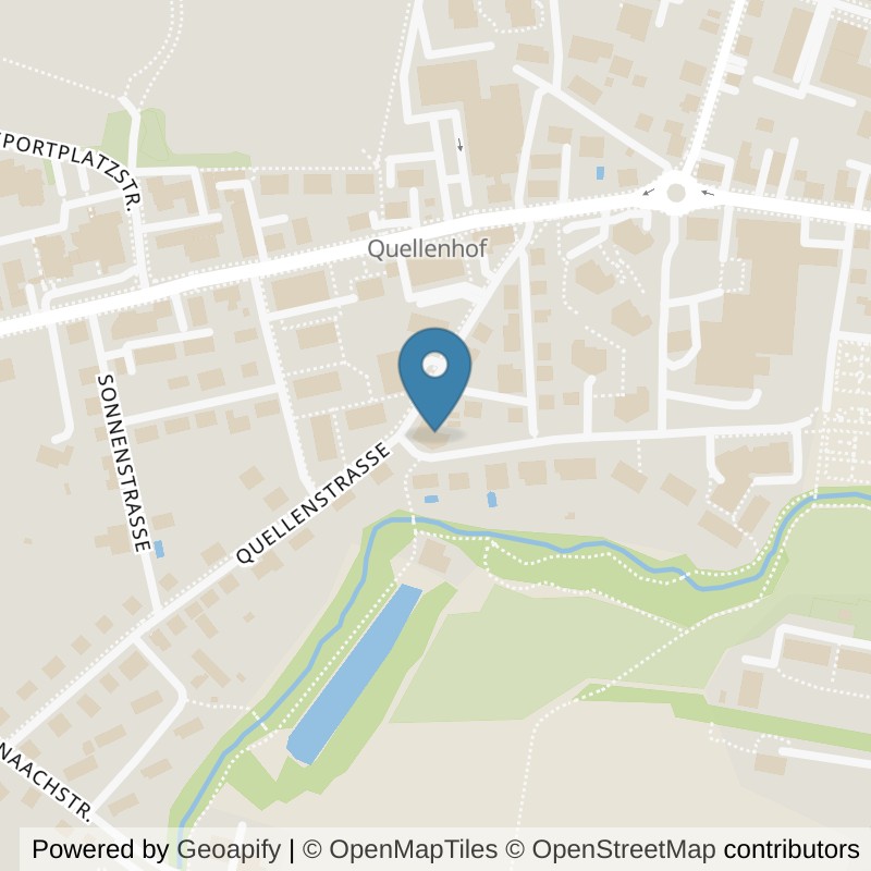 Map: location of Fitness & Dancing in Amriswil