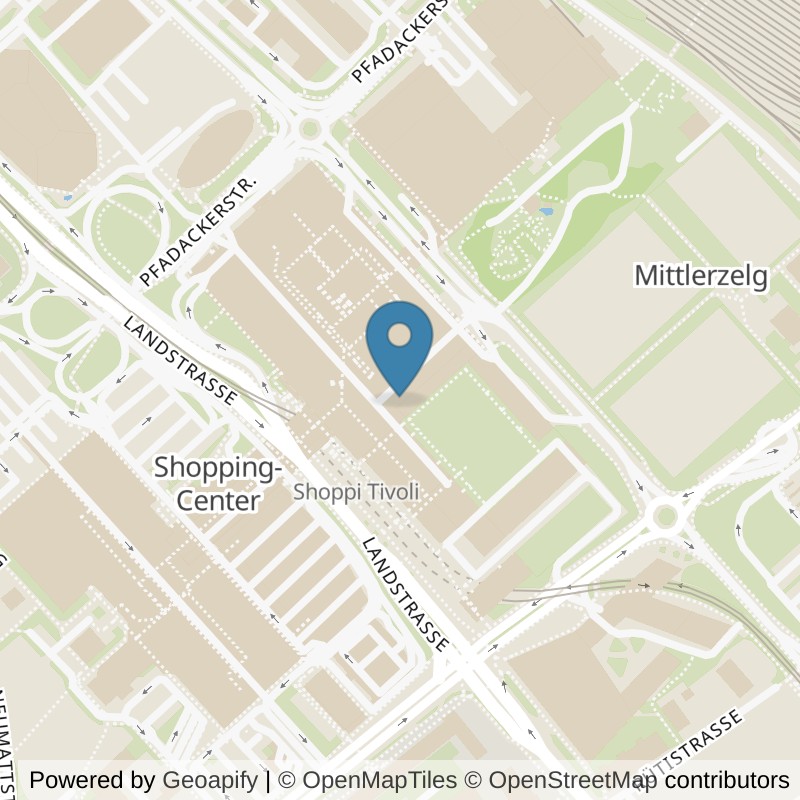 Map: location of Fitness Emotion - Shoppi Tivoli in Spreitenbach
