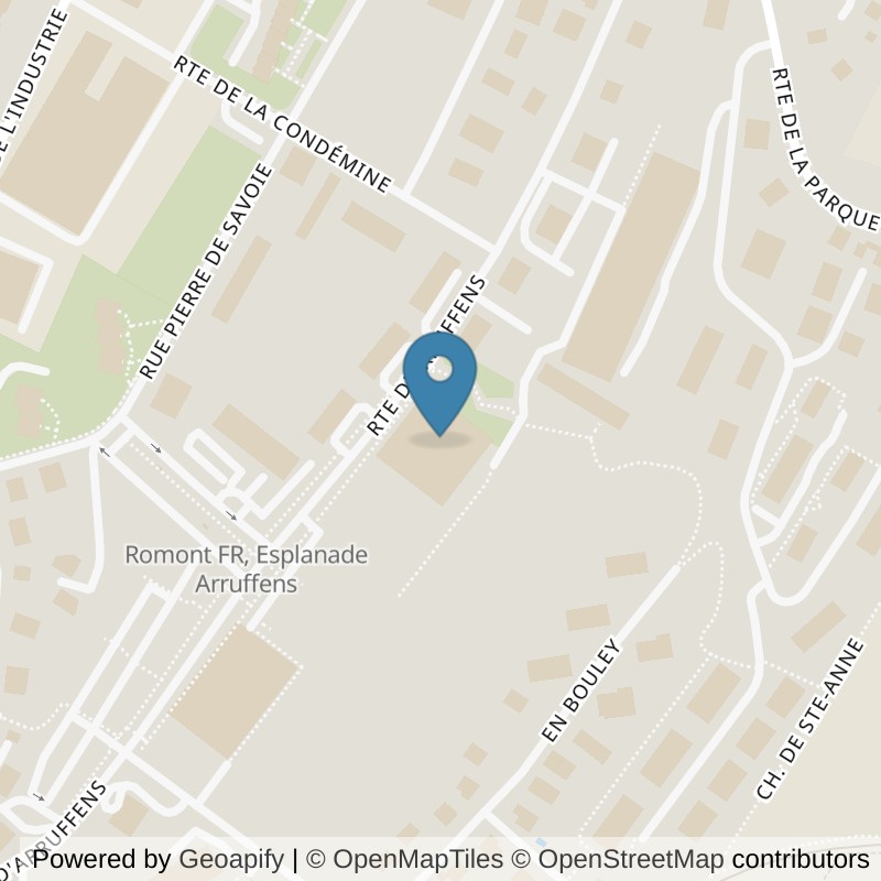 Map: location of Fitness Epicentre Glâne in Romont