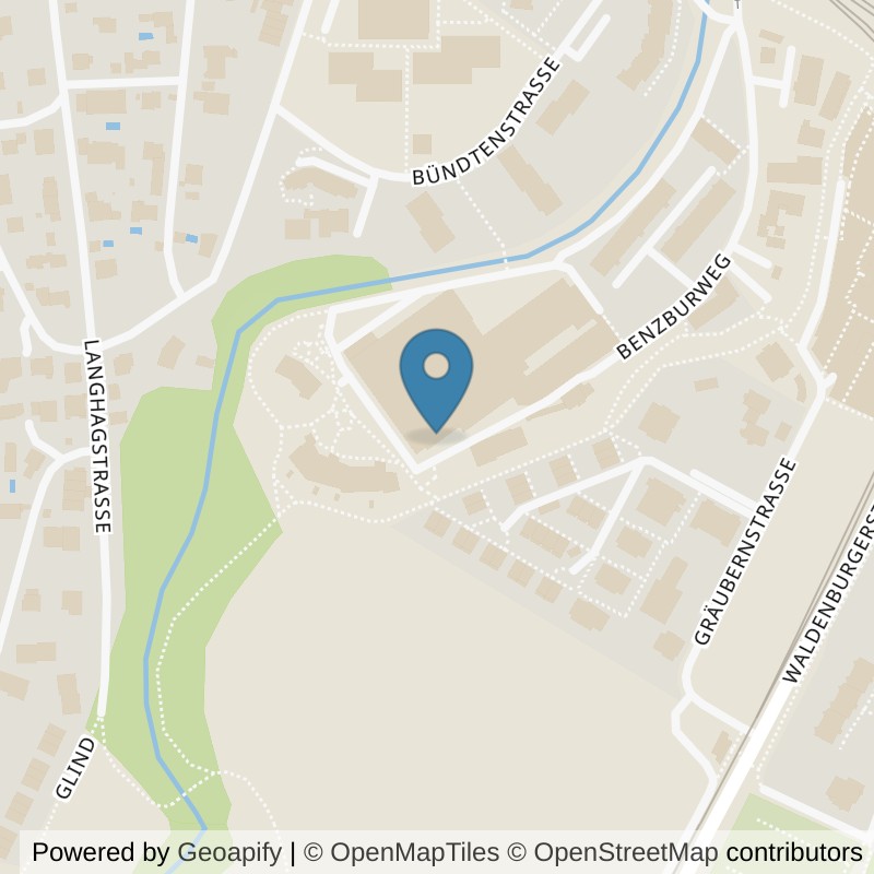 Map: location of Fitness Factory 24 GmbH in Liestal