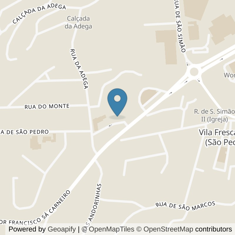 Map: location of Fitness Factory Barcelos in Barcelos