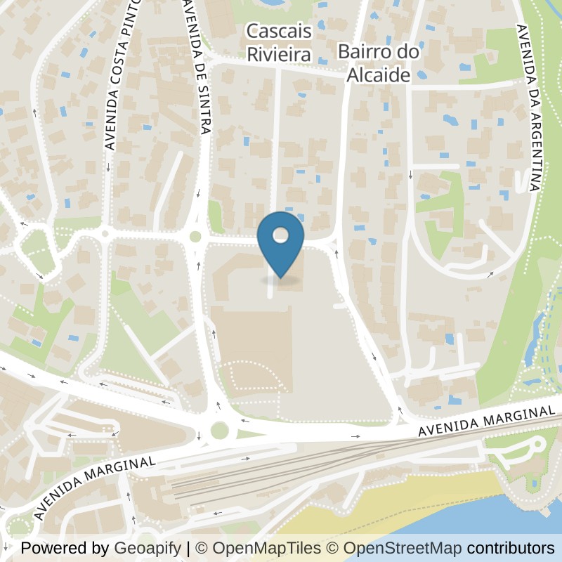 Map: location of Fitness Factory Cascais in Cascais
