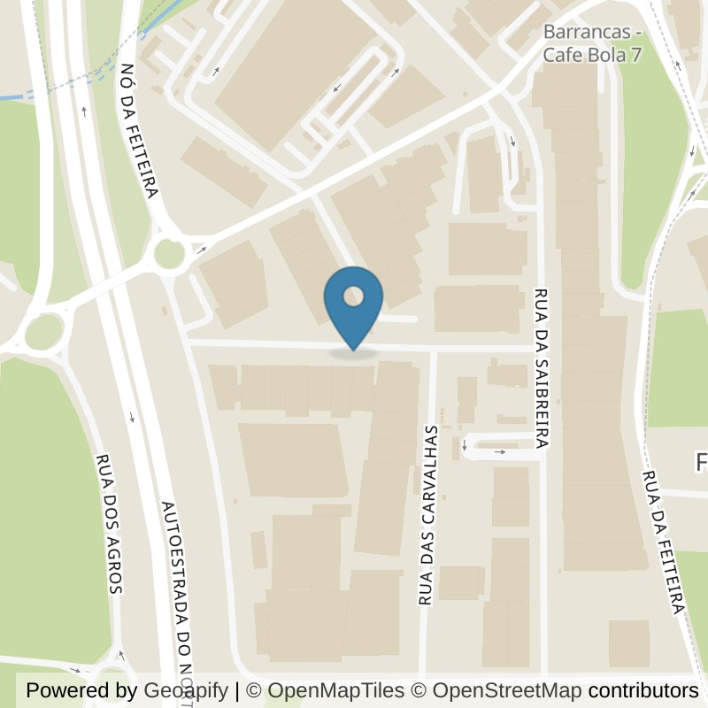 Map: location of Fitness Factory Grijó in Grijó