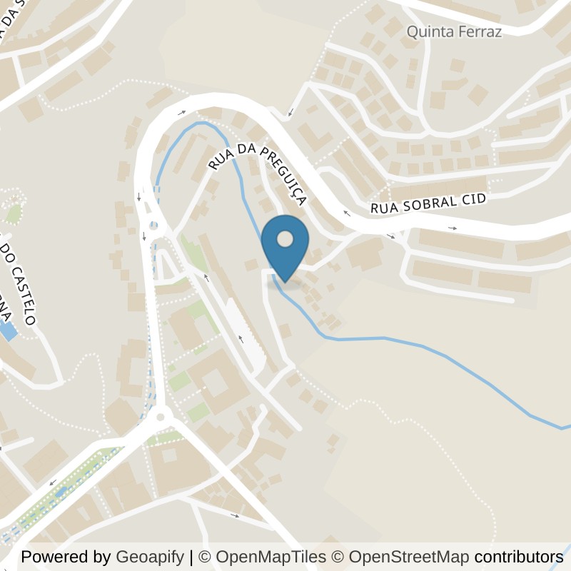 Map: location of Fitness Factory Lamego in Lamego