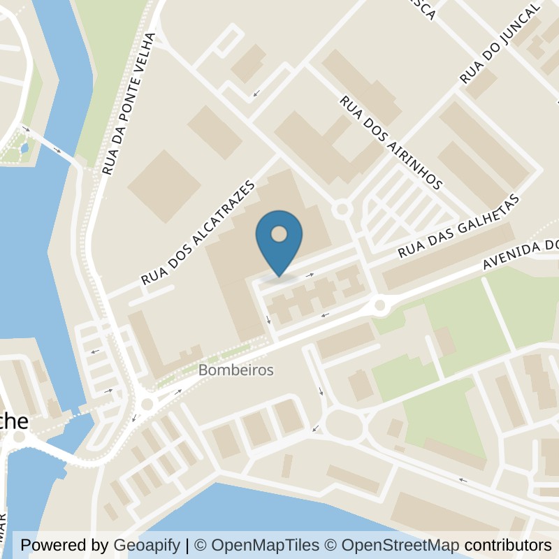 Map: location of Fitness Factory Peniche in Peniche