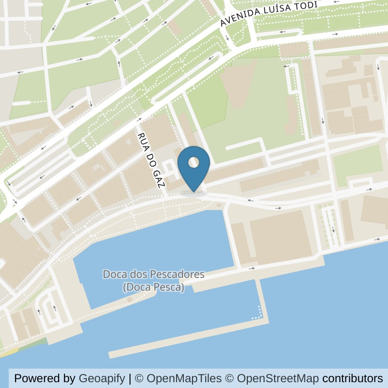 Map: location of Fitness Factory Setúbal in Setúbal