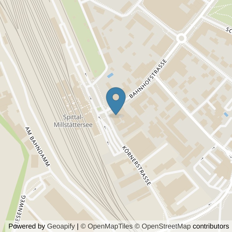 Map: location of Fitness Finder in Spittal an der Drau