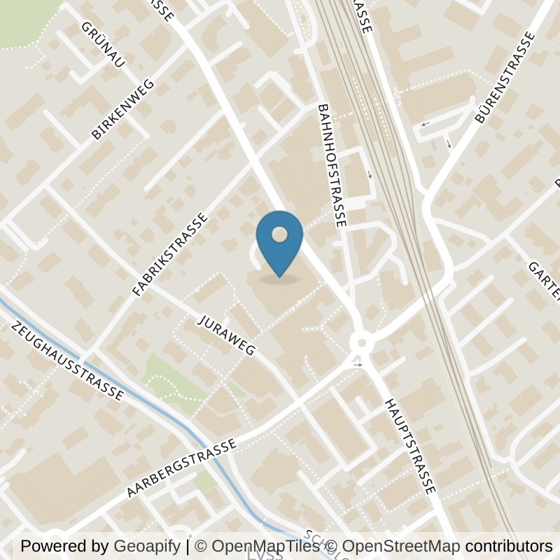 Map: location of Fitness for women in Lyss