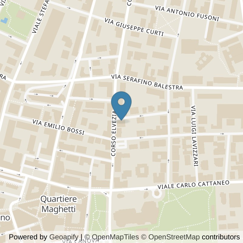 Map: location of Fitness Hub Lugano in Lugano