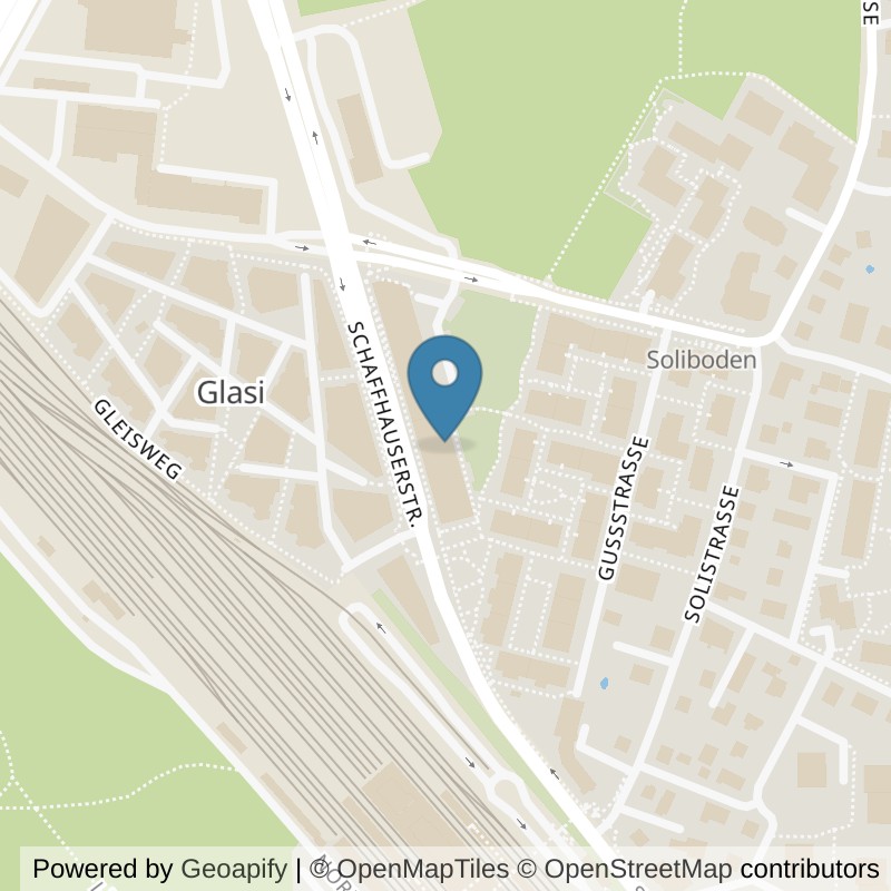 Map: location of Fitness Lab in Bülach
