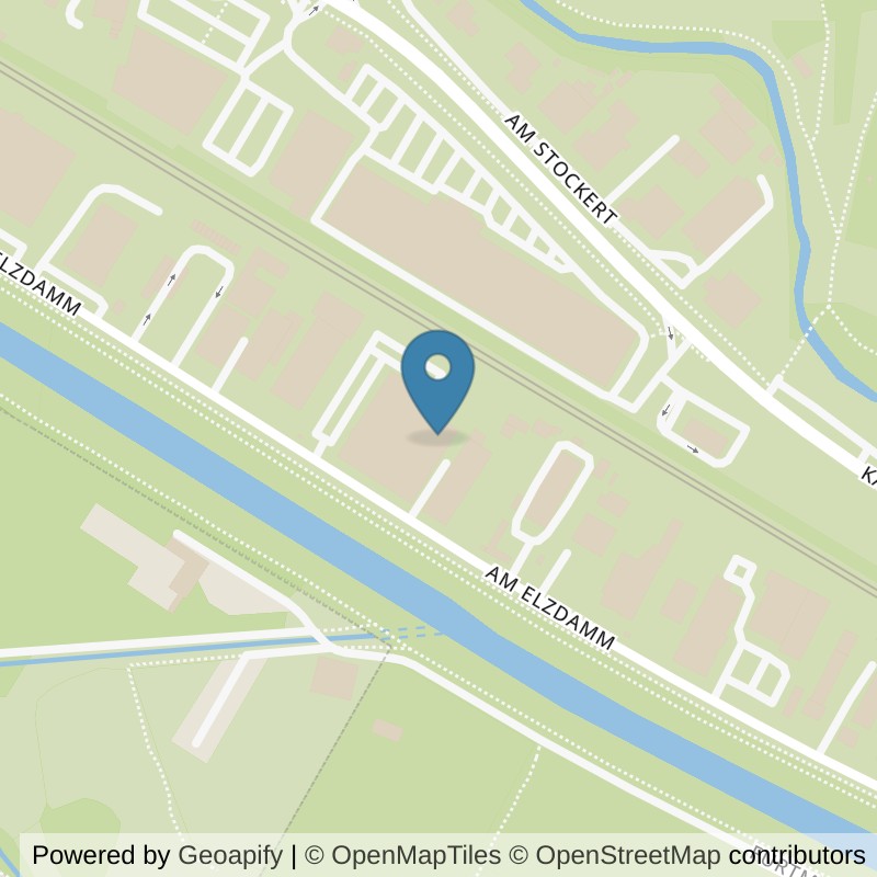 Map: location of Fitness-Loft Elzdamm in Emmendingen