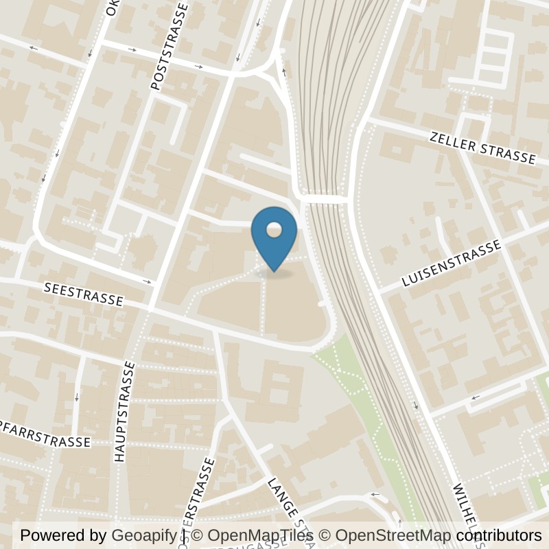 Map: location of Fitness-Loft Offenburg in Offenburg