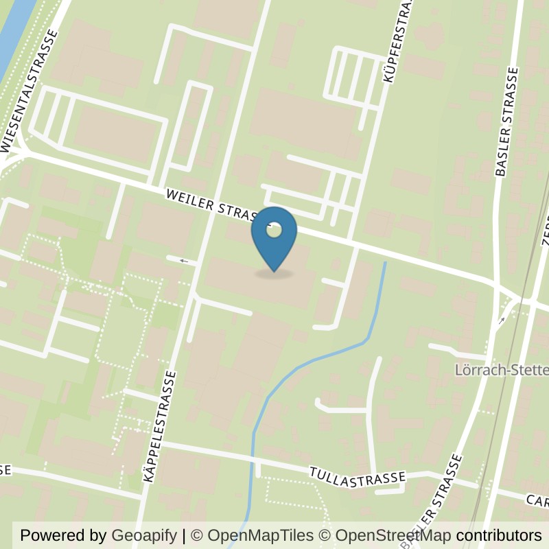 Map: location of Fitness-Loft Stetten in Lörrach-Stetten