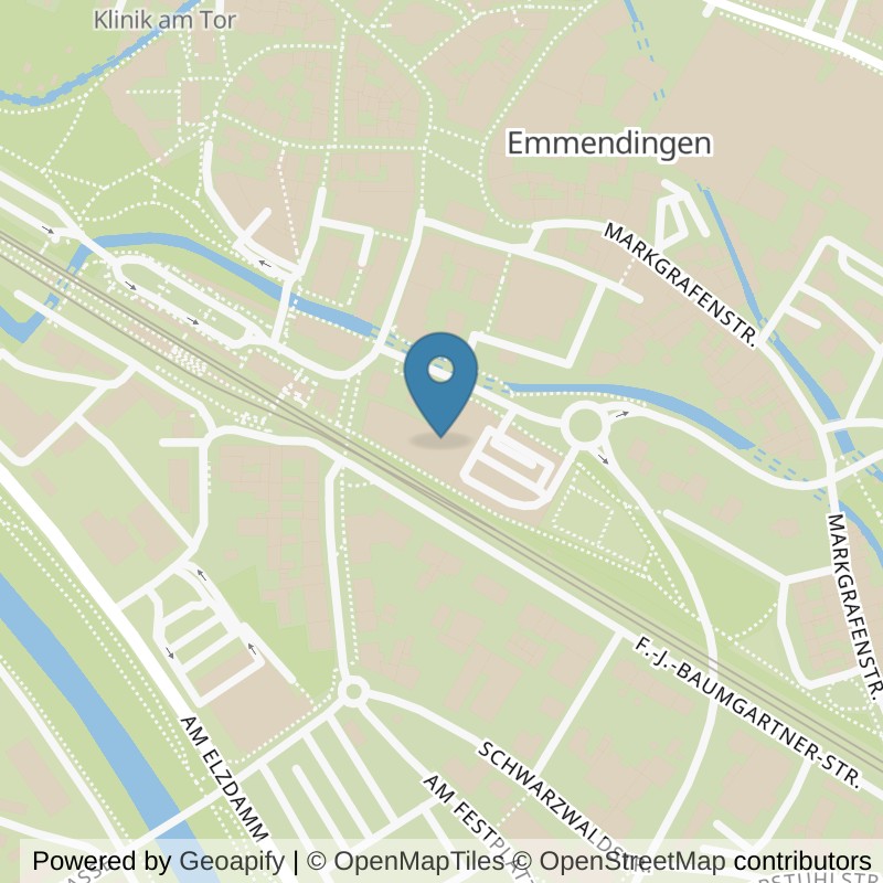 Map: location of Fitness-Loft Woman Emmendingen in Emmendingen