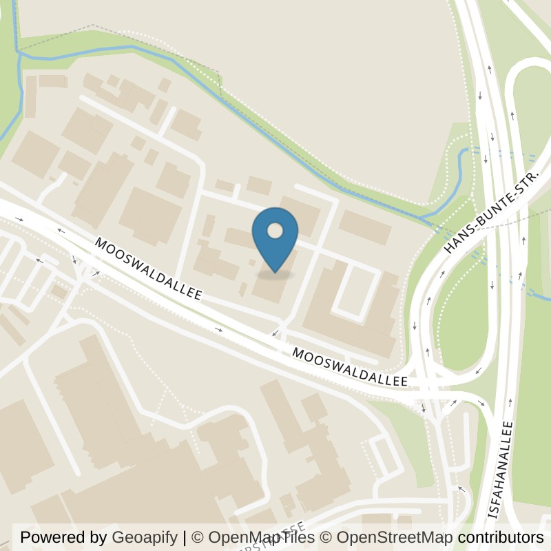 Map: location of Fitness-Loft Woman Freiburg in Freiburg