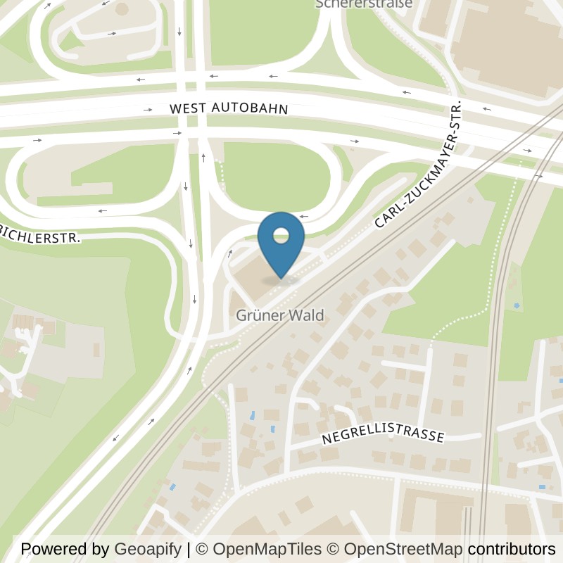 Map: location of Fitness Lounge Salzburg in Salzburg