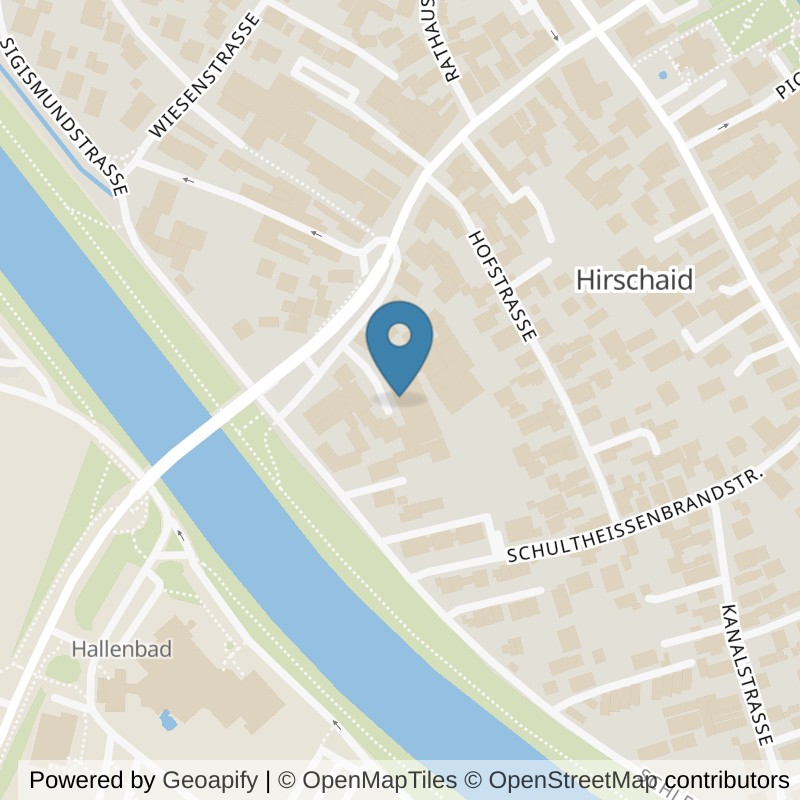 Map: location of Fitness-Point OnTop Hirschaid in Hirschaid