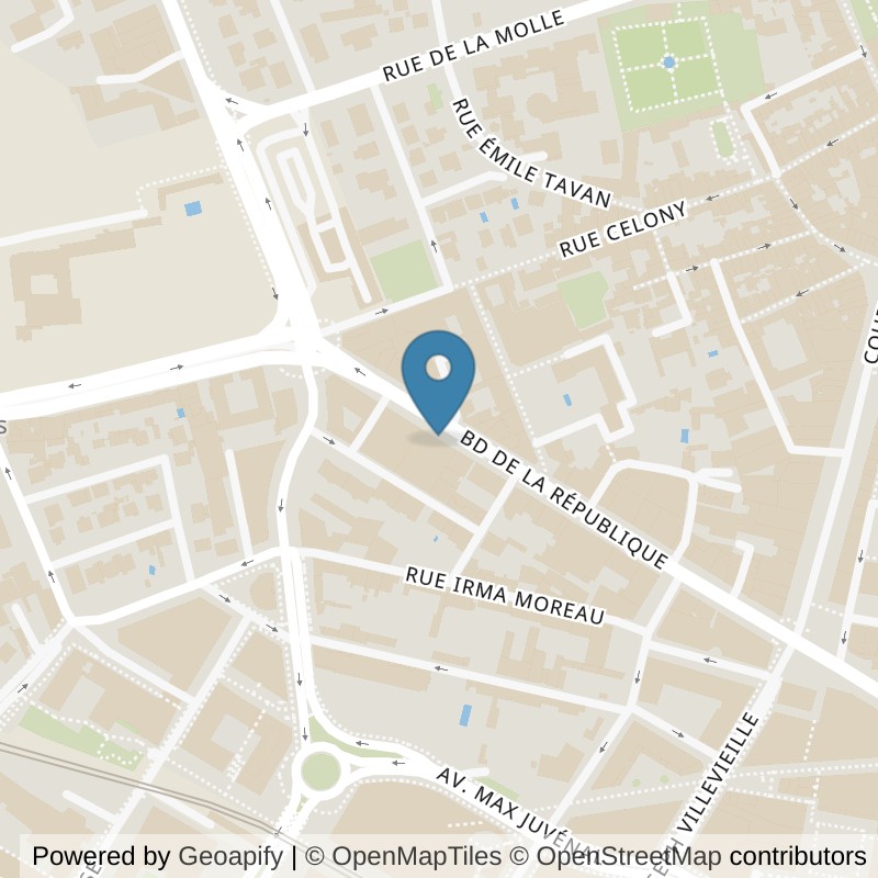 Map: location of Fitness Park Aix-en-Provence - Centre in Aix en Provence