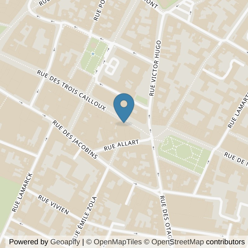 Map: location of Fitness Park Amiens in Amiens