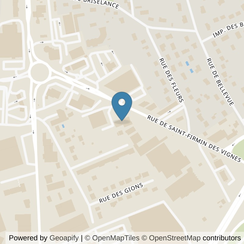 Map: location of Fitness Park Amilly in Amilly Loiret