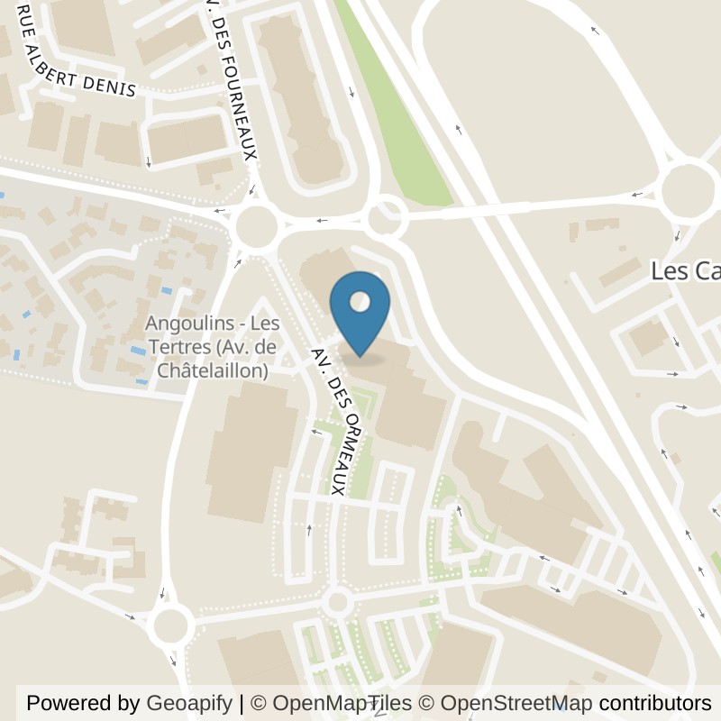 Map: location of Fitness Park Angoulins-sur-Mer in Angoulins Charente-Maritime