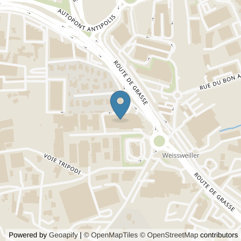 Map: location of Fitness Park Antibes - Olympie in Antibes Alpes-Maritimes