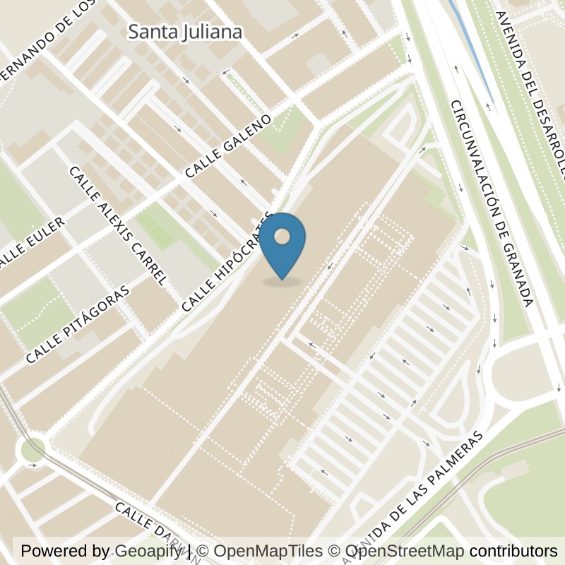 Map: location of Fitness Park Armilla - Nevada Shopping in Armilla