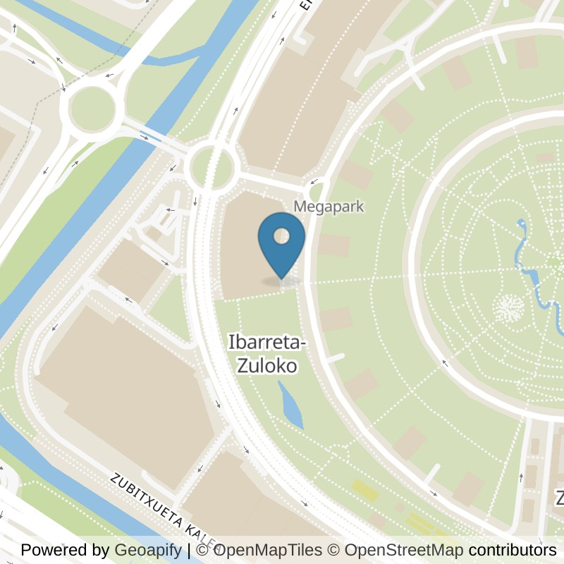 Map: location of Fitness Park Barakaldo - Megapark in Barakaldo