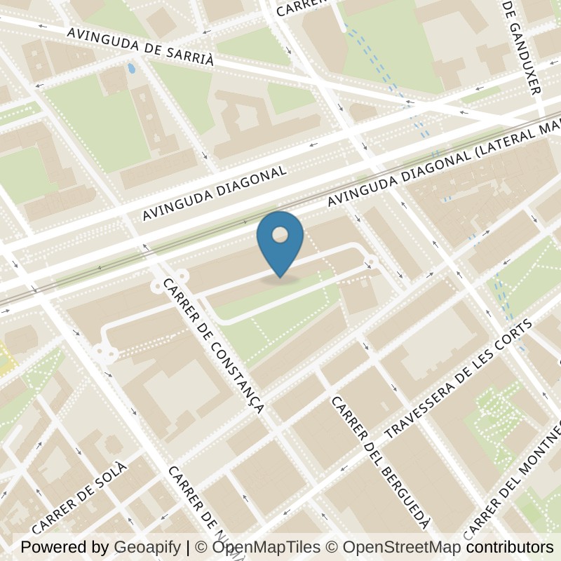 Map: location of Fitness Park Barcelona - L'illa Diagonal in Barcelona
