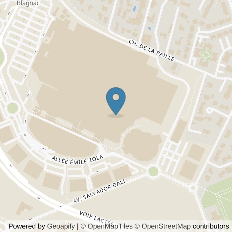 Map: location of Fitness Park Blagnac in Blagnac