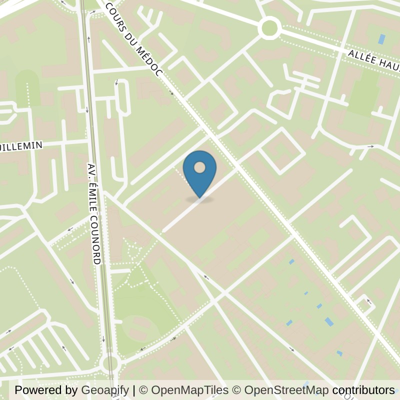 Map: location of Fitness Park Bordeaux - Chartrons in Bordeaux Gironde