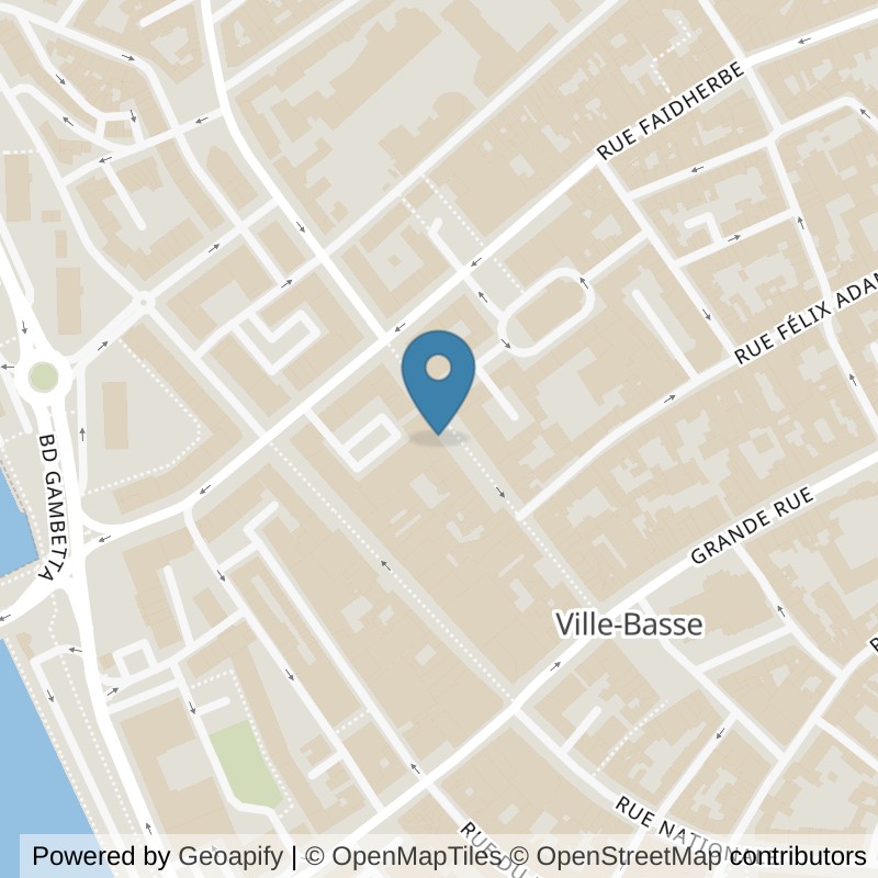 Map: location of Fitness Park Boulogne-sur-Mer in Boulogne-sur-Mer
