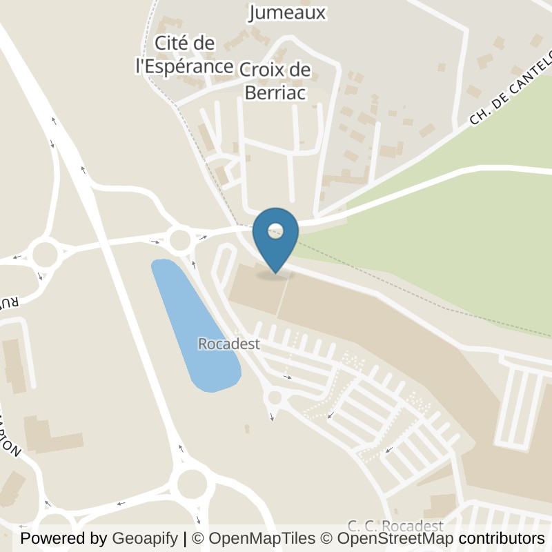 Map: location of Fitness Park Carcassonne - Rocadest in Carcassonne