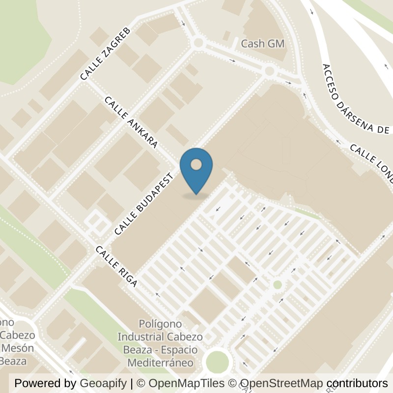 Map: location of Fitness Park Cartagena - Espacio Mediterraneo in Cartagena
