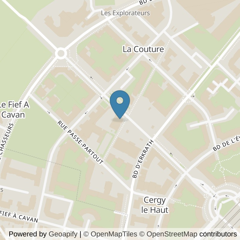 Map: location of Fitness Park Cergy-le-Haut in Cergy-le-Haut Val-d'Oise