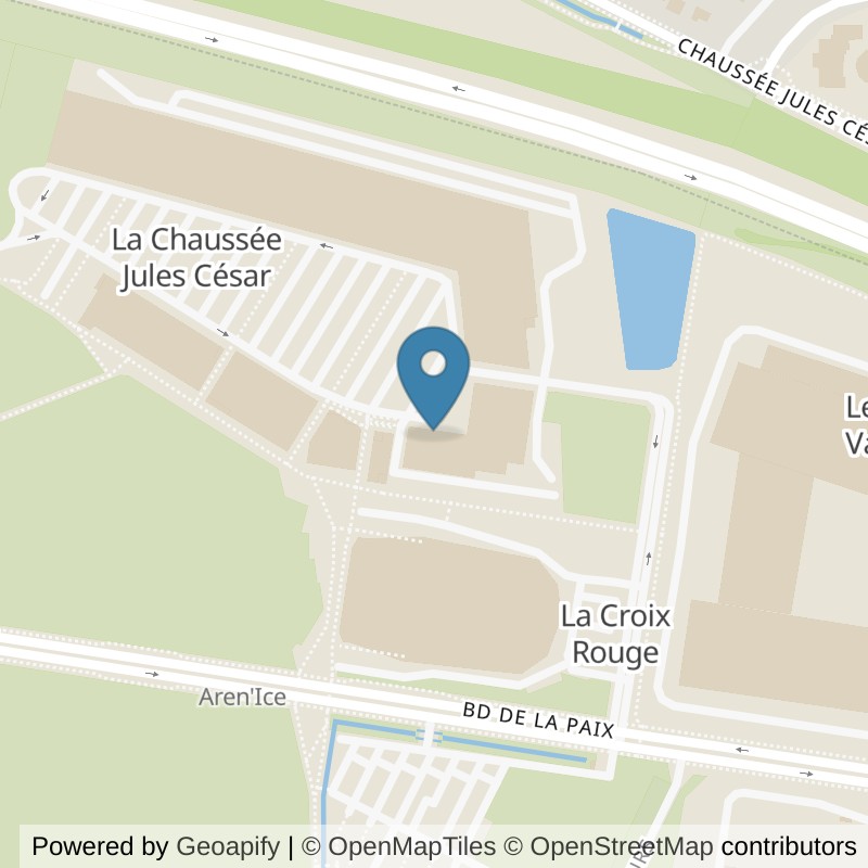 Map: location of Fitness Park Cergy - Aren'Park in Cergy Val-d'Oise