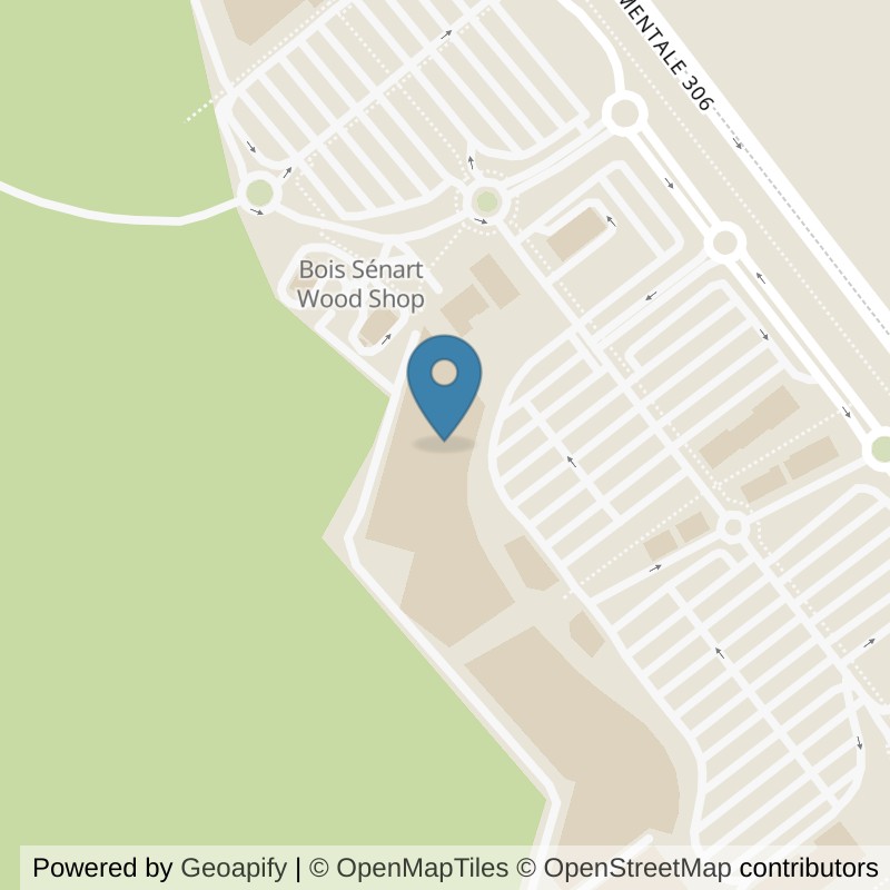 Map: location of Fitness Park Cesson - Woodshop in Cesson Seine-et-Marne