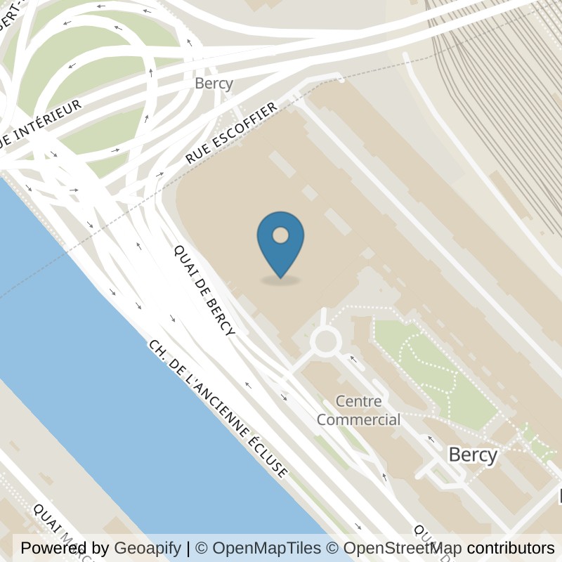 Map: location of Fitness Park Charenton-le-Pont - Bercy 2 in Charenton-le-Pont Val-de-Marne