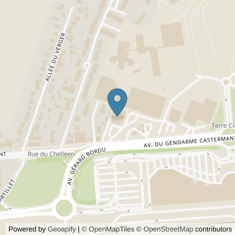 Map: location of Fitness Park Chelles - Terre Ciel in Chelles Seine-et-Marne