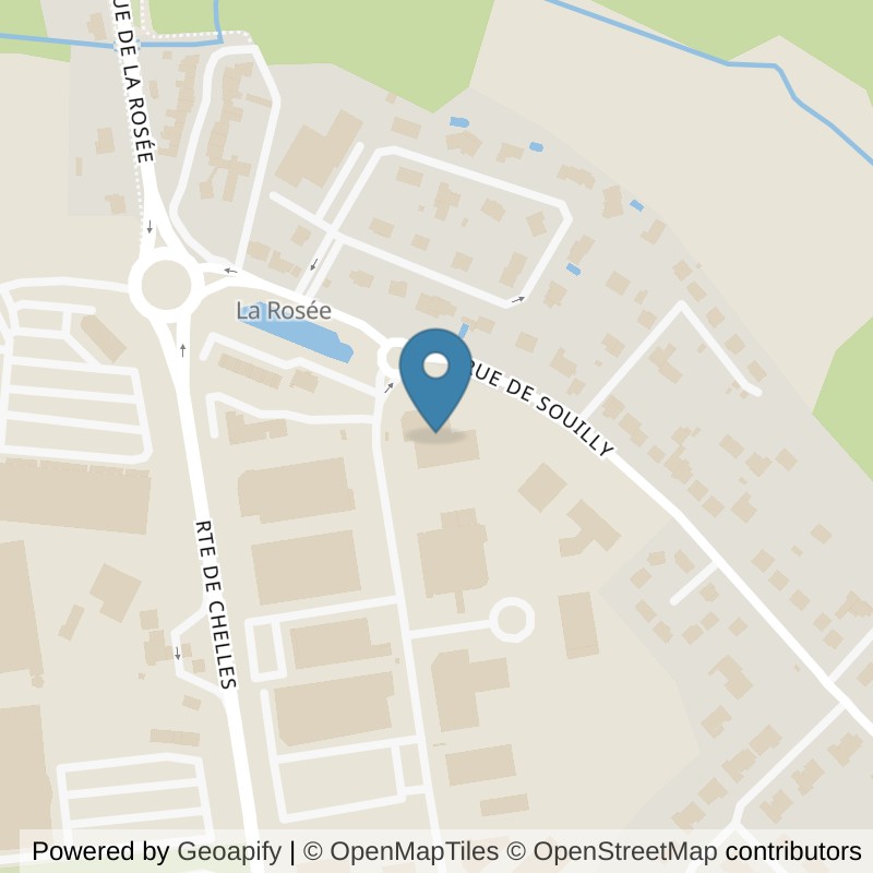 Map: location of Fitness Park Claye-Souilly in Claye-Souilly Seine-et-Marne