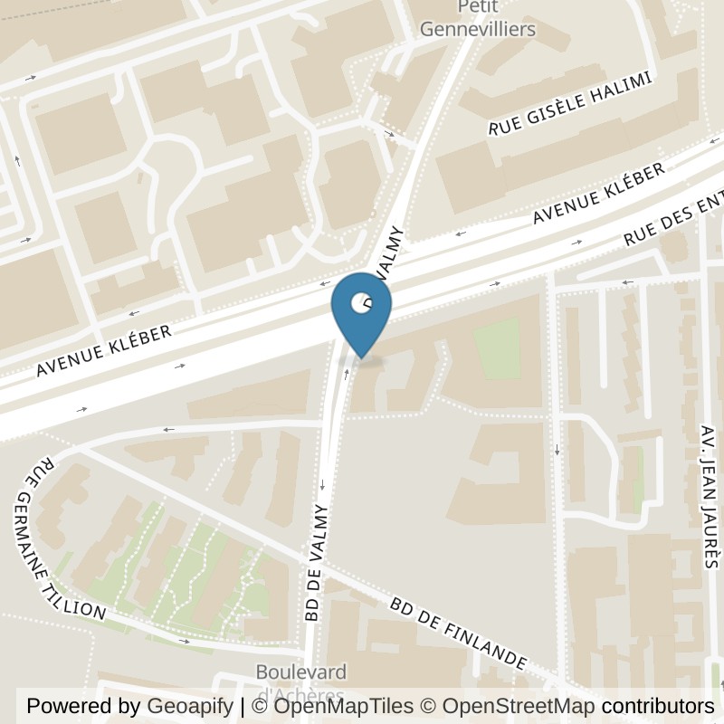 Map: location of Fitness Park Colombes in Colombes