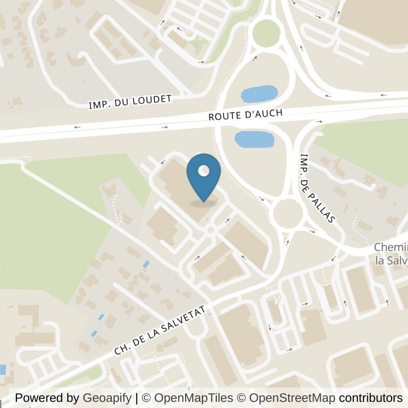 Map: location of Fitness Park Colomiers in Colomiers Haute-Garonne