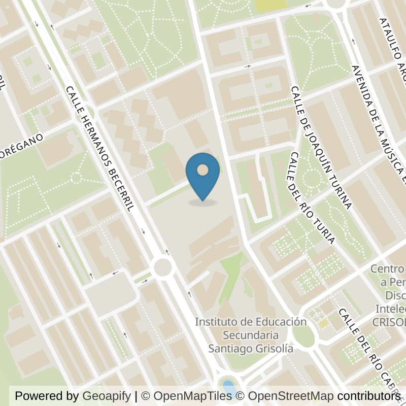 Map: location of Fitness Park Cuenca - Av. Mediterraneo in Cuenca