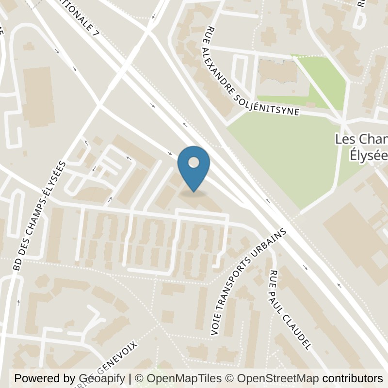 Map: location of Fitness Park Evry in Evry Essonne