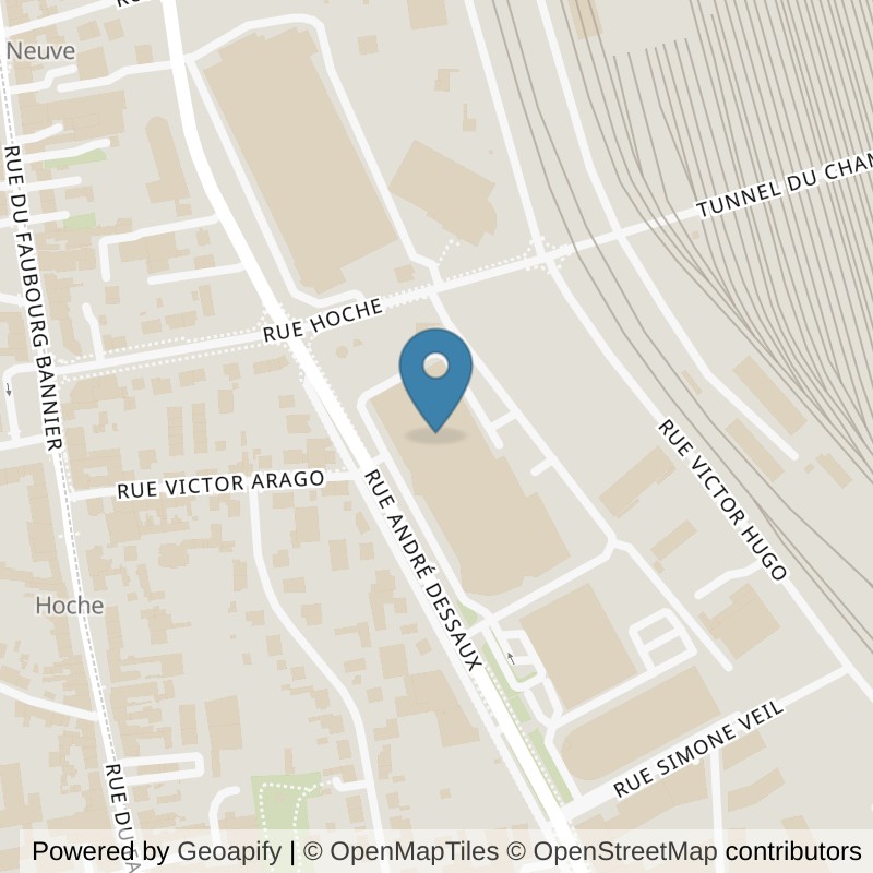 Map: location of Fitness Park Fleury-les-Aubrais in Fleury les Aubrais Loiret