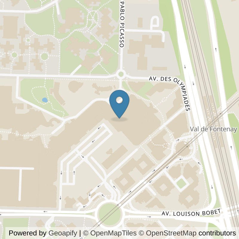 Map: location of Fitness Park Fontenay-sous-Bois in Fontenay-sous-Bois