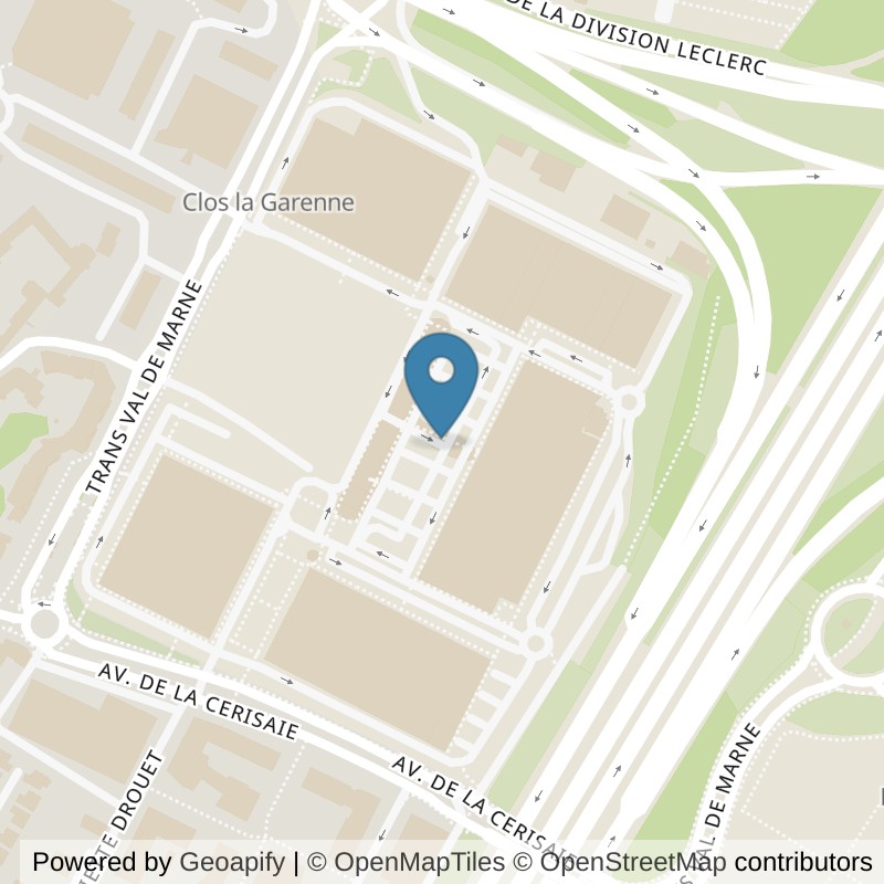 Map: location of Fitness Park Fresnes in Fresnes