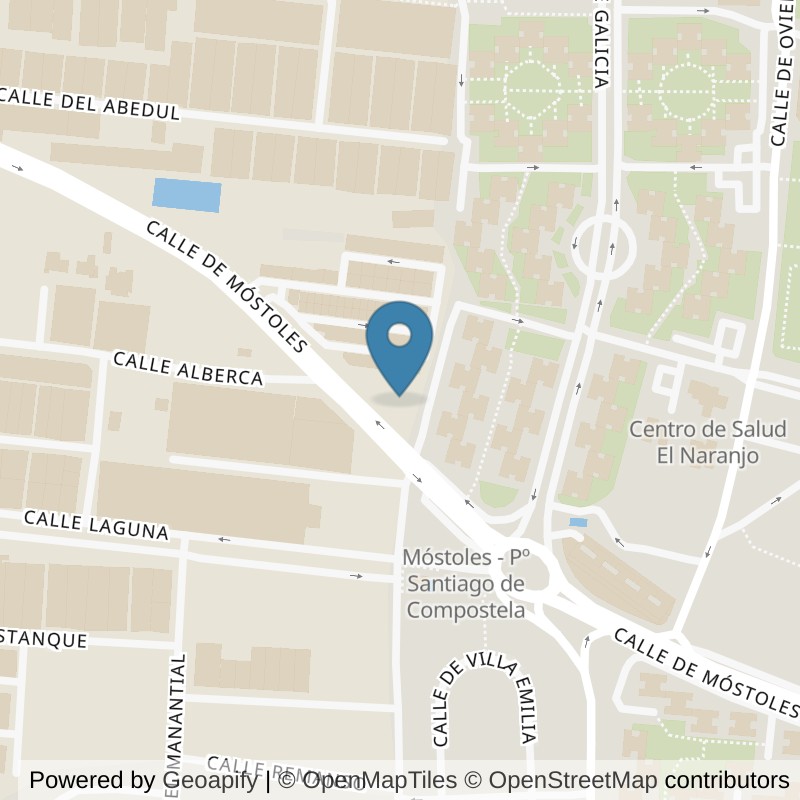 Map: location of Fitness Park Fuenlabrada - Móstoles in Fuenlabrada, Madrid