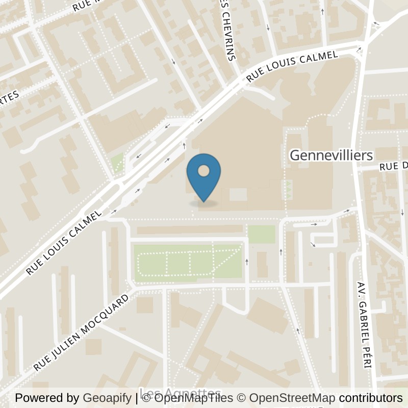 Map: location of Fitness Park Gennevilliers in Gennevilliers